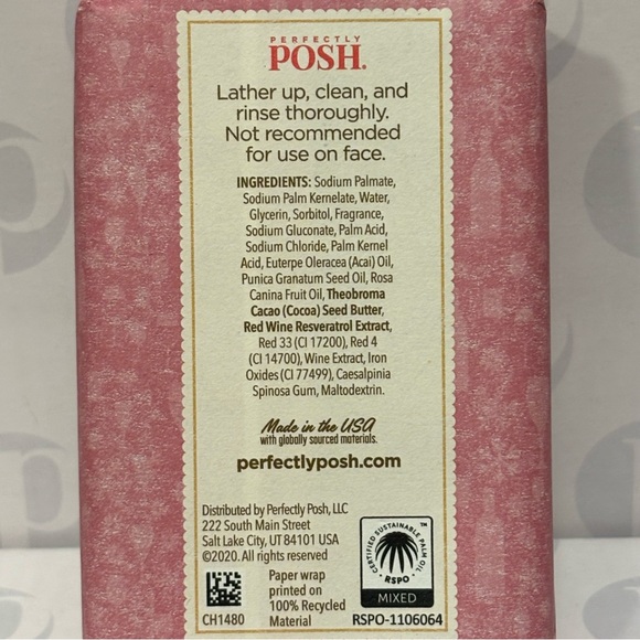 Perfectly Posh Unwined Chunk Big Bath Bar - Picture 4 of 5